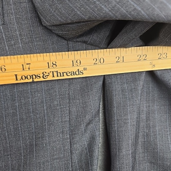 Hicky Freeman Sport Coat Mens 38R Loro Piana Tasmanian Super 120s Gray Blazer - Picture 12 of 12